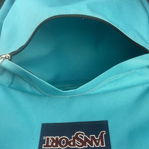 JanSport Driver 8 Rolling Backpack Travel Bag Carry On with Wheels Teal Blue - Picture 6 of 15